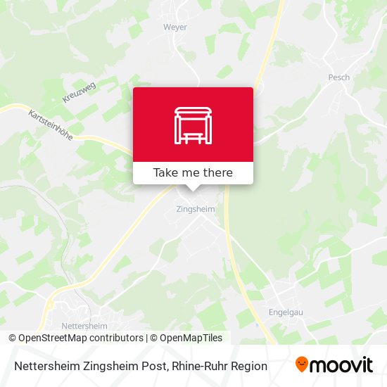 Nettersheim Zingsheim Post map