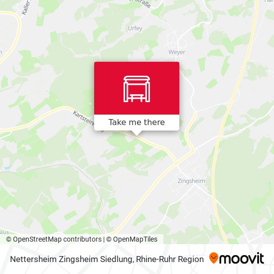 Nettersheim Zingsheim Siedlung map
