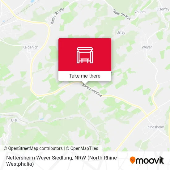 Карта Nettersheim Weyer Siedlung