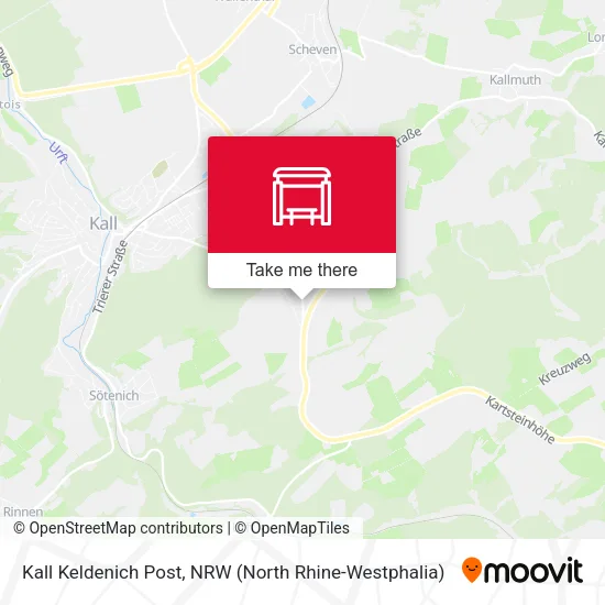 Карта Kall Keldenich Post