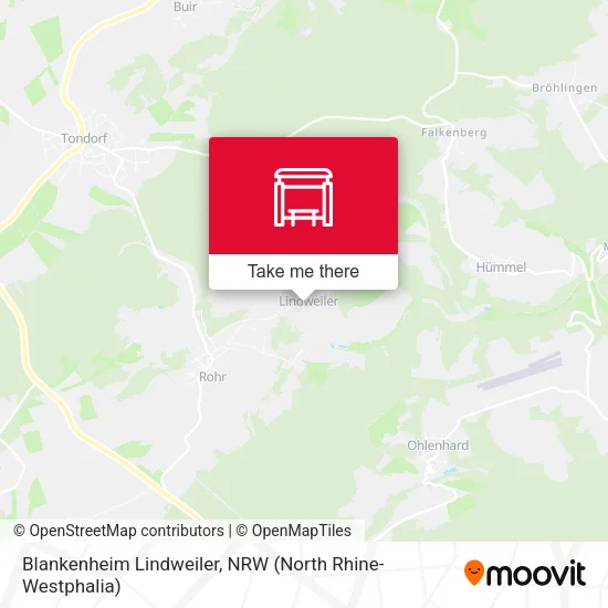 Карта Blankenheim Lindweiler