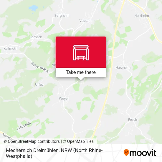 Карта Mechernich Dreimühlen