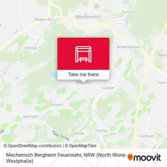 Карта Mechernich Bergheim Feuerwehr