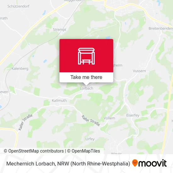 Карта Mechernich Lorbach