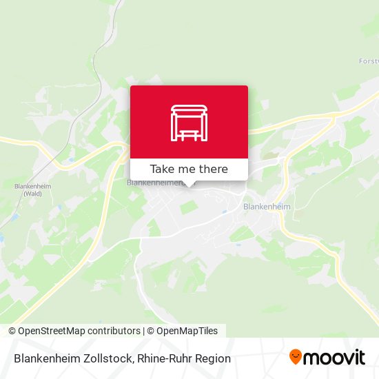 Blankenheim Zollstock map
