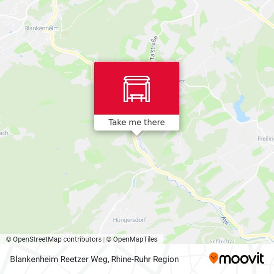 Blankenheim Reetzer Weg map