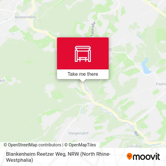 Карта Blankenheim Reetzer Weg