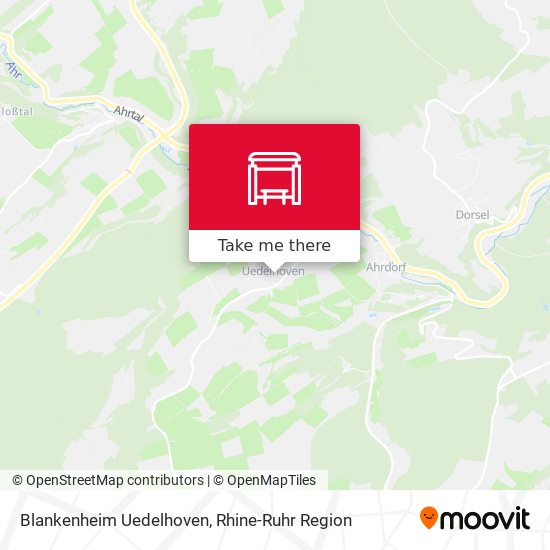 Blankenheim Uedelhoven map