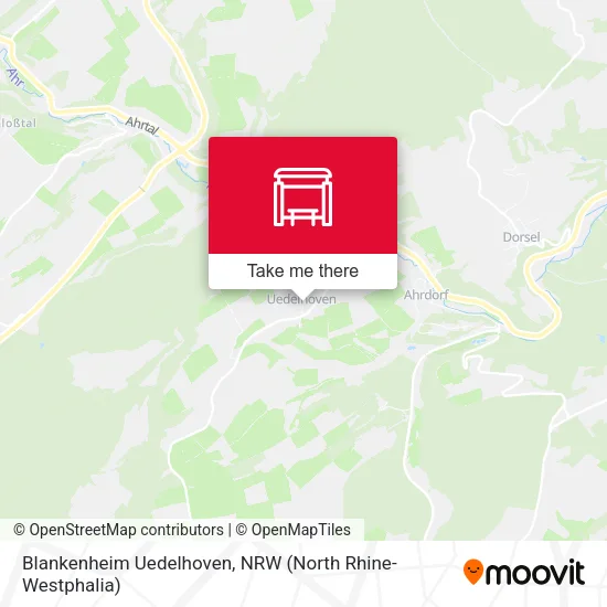 Карта Blankenheim Uedelhoven