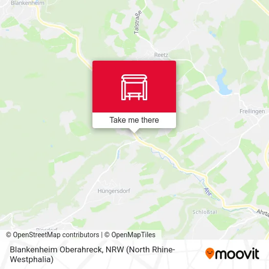 Карта Blankenheim Oberahreck