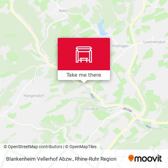 Blankenheim Vellerhof Abzw. map