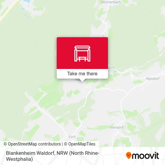 Blankenheim Waldorf map