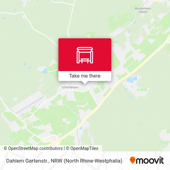 Карта Dahlem Gartenstr.