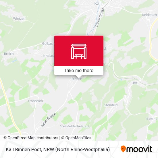Карта Kall Rinnen Post