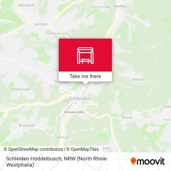 Schleiden Höddelbusch map