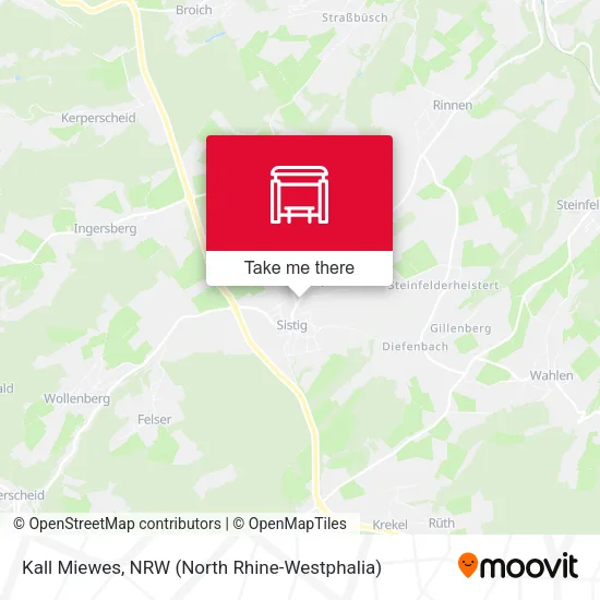 Карта Kall Miewes