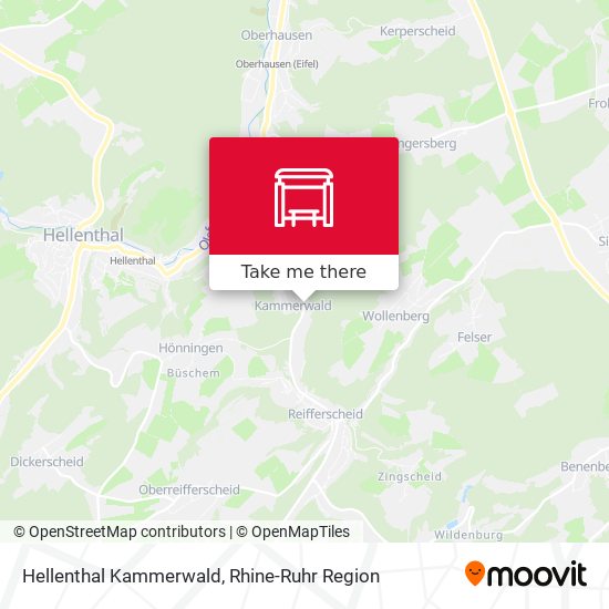 Hellenthal Kammerwald map
