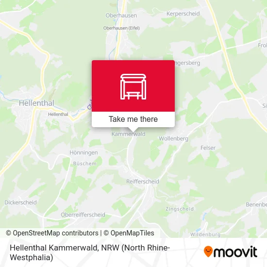 Карта Hellenthal Kammerwald