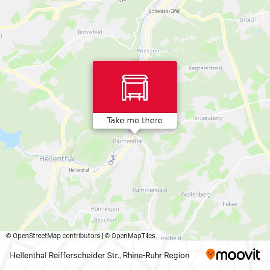 Hellenthal Reifferscheider Str. map