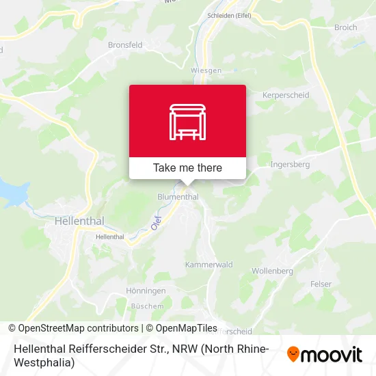 Карта Hellenthal Reifferscheider Str.