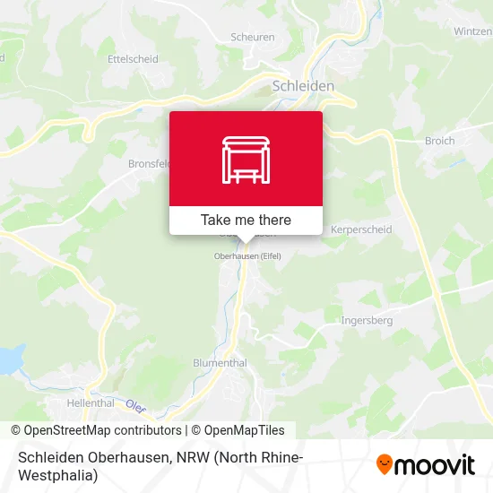 Schleiden Oberhausen map