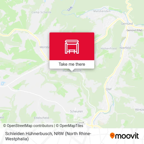 Карта Schleiden Hühnerbusch
