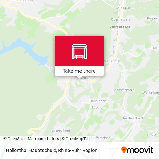 Hellenthal Hauptschule map