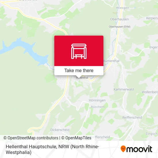 Карта Hellenthal Hauptschule