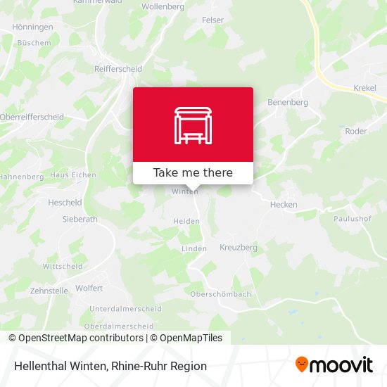Hellenthal Winten map
