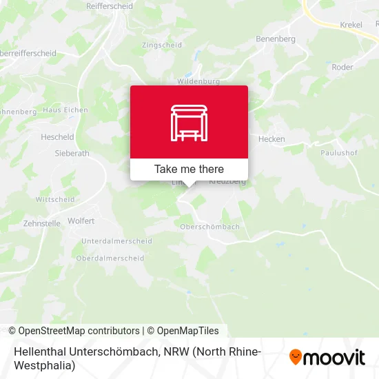 Карта Hellenthal Unterschömbach