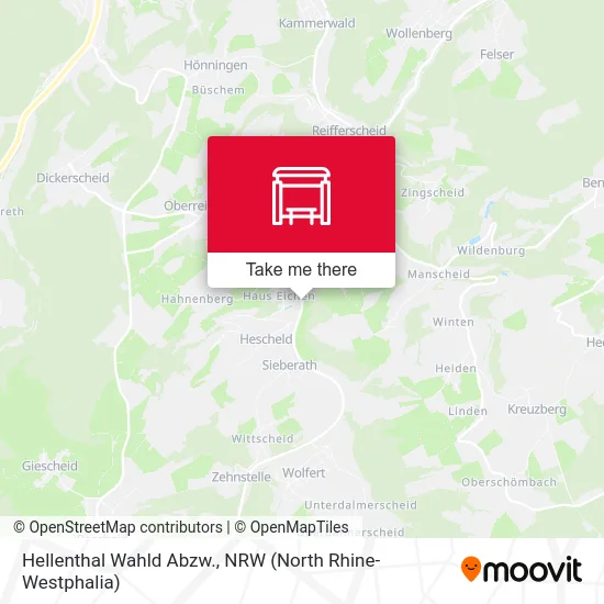 Карта Hellenthal Wahld Abzw.