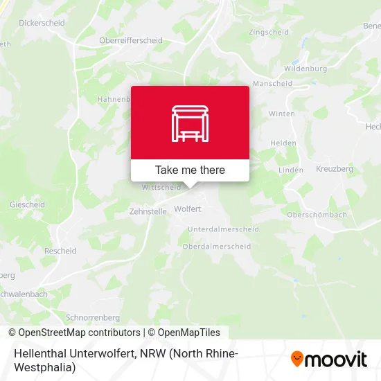 Карта Hellenthal Unterwolfert