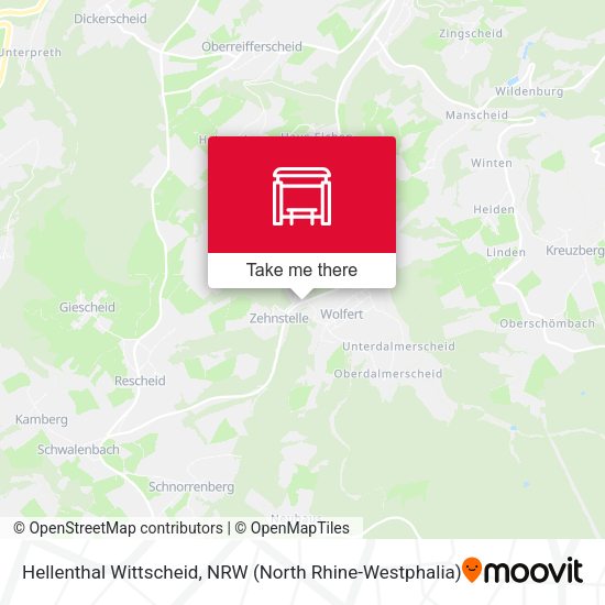 Карта Hellenthal Wittscheid