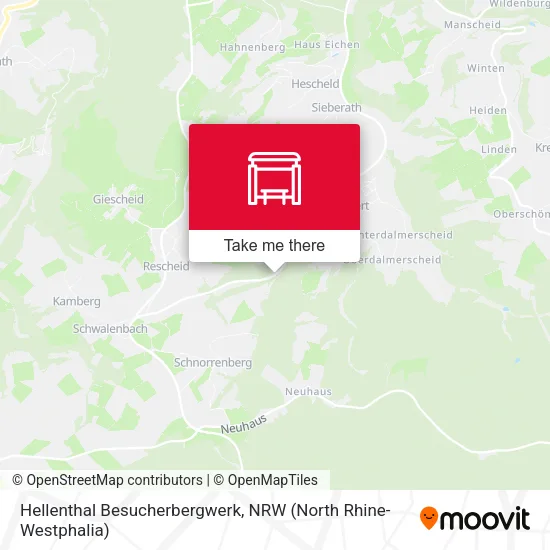Карта Hellenthal Besucherbergwerk