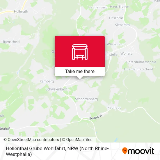 Карта Hellenthal Grube Wohlfahrt