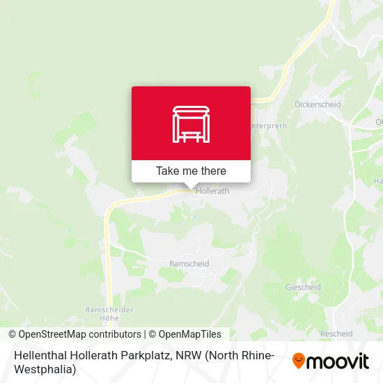 Карта Hellenthal Hollerath Parkplatz
