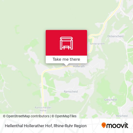 Hellenthal Hollerather Hof map