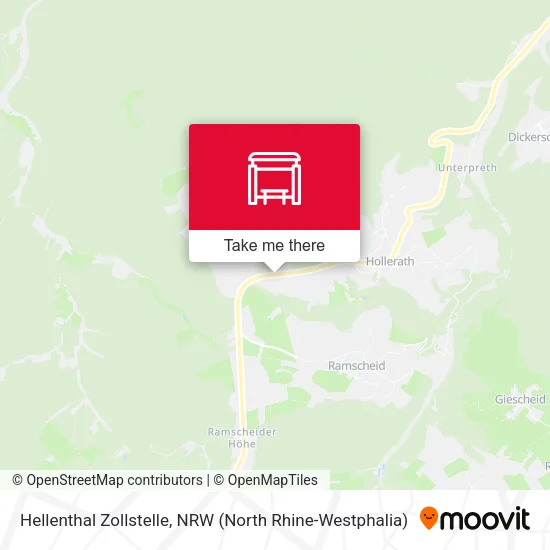 Карта Hellenthal Zollstelle