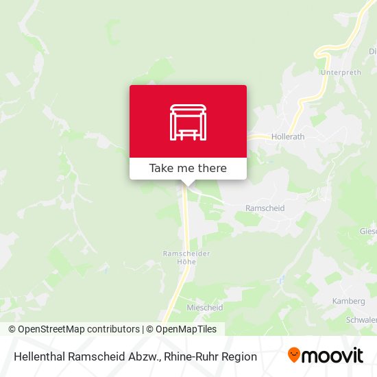 Hellenthal Ramscheid Abzw. map