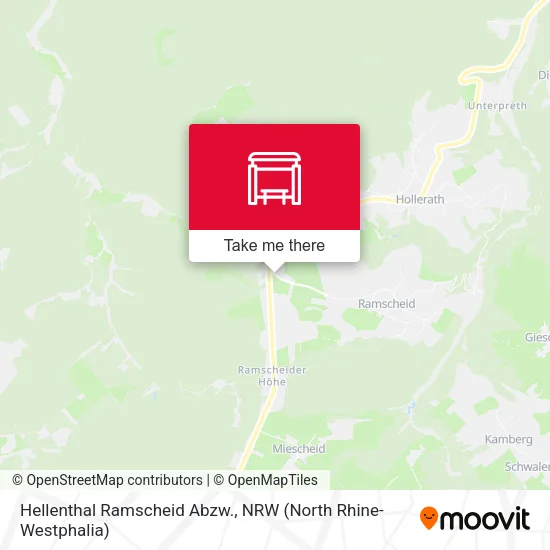Карта Hellenthal Ramscheid Abzw.