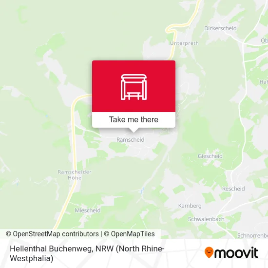Hellenthal Buchenweg map
