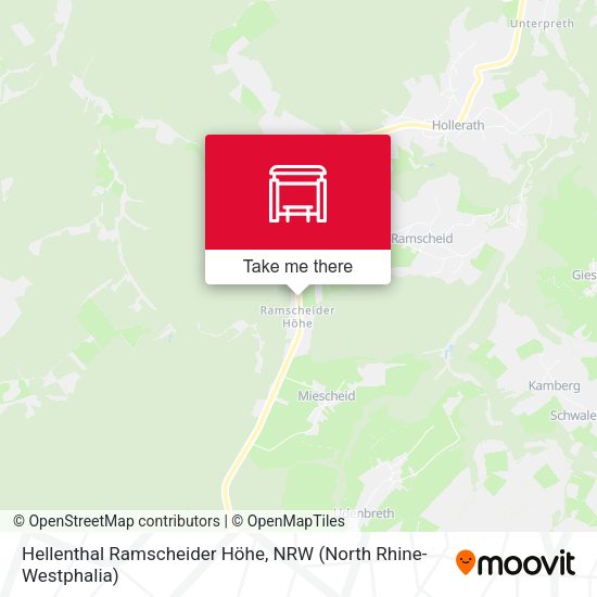 Карта Hellenthal Ramscheider Höhe