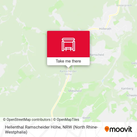 Карта Hellenthal Ramscheider Höhe