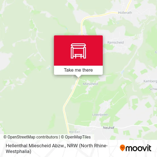 Hellenthal Miescheid Abzw. map