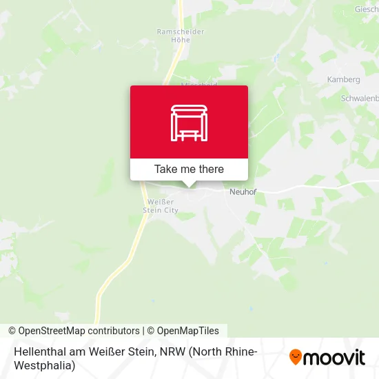 Карта Hellenthal am Weißer Stein
