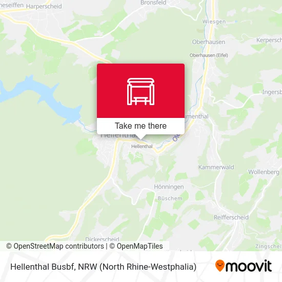 Карта Hellenthal Busbf