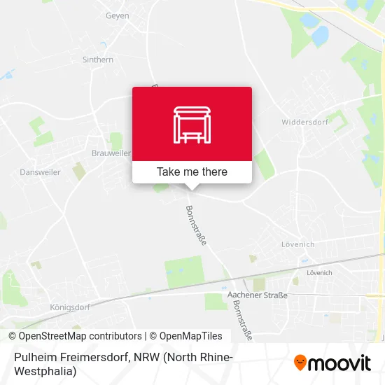 Pulheim Freimersdorf map