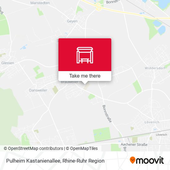 Pulheim Kastanienallee map