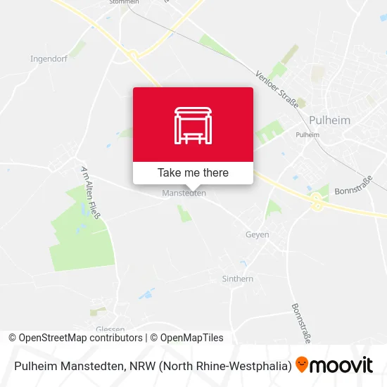 Карта Pulheim Manstedten