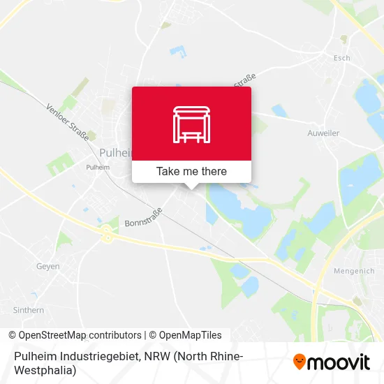 Pulheim Industriegebiet map